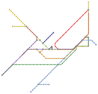 Metro map of Sydney generated by our method.